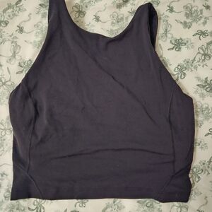 Lululemon High-Neck Align Tank, Size 6 In Black